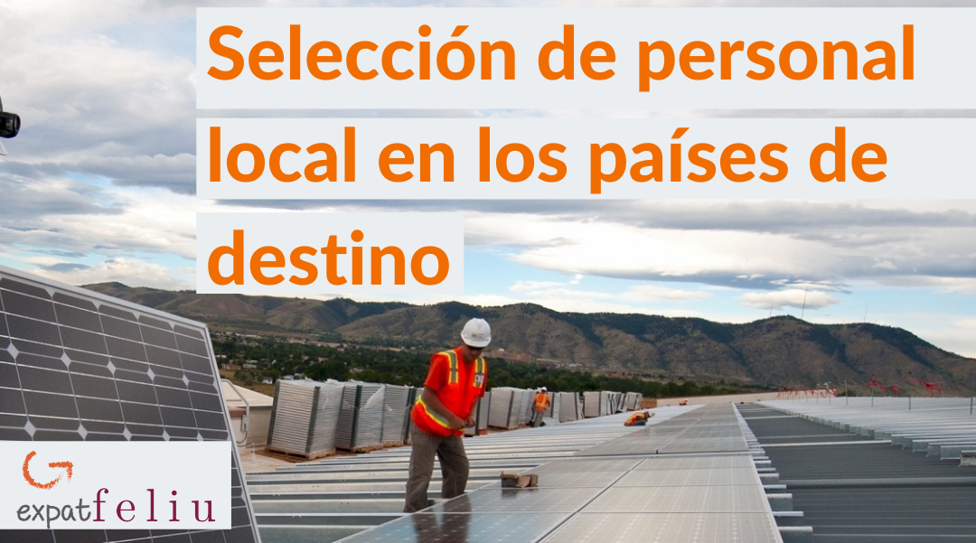Selección personal local países destino